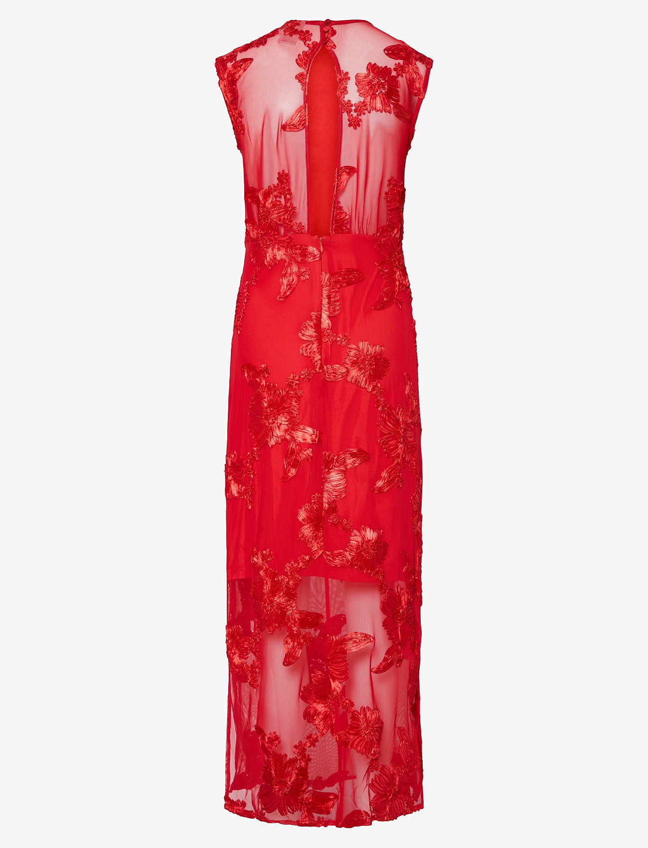 YAS - YASFLOREE SL LONG DRESS S. - SHOW - festkjoler - cherry tomato - 1