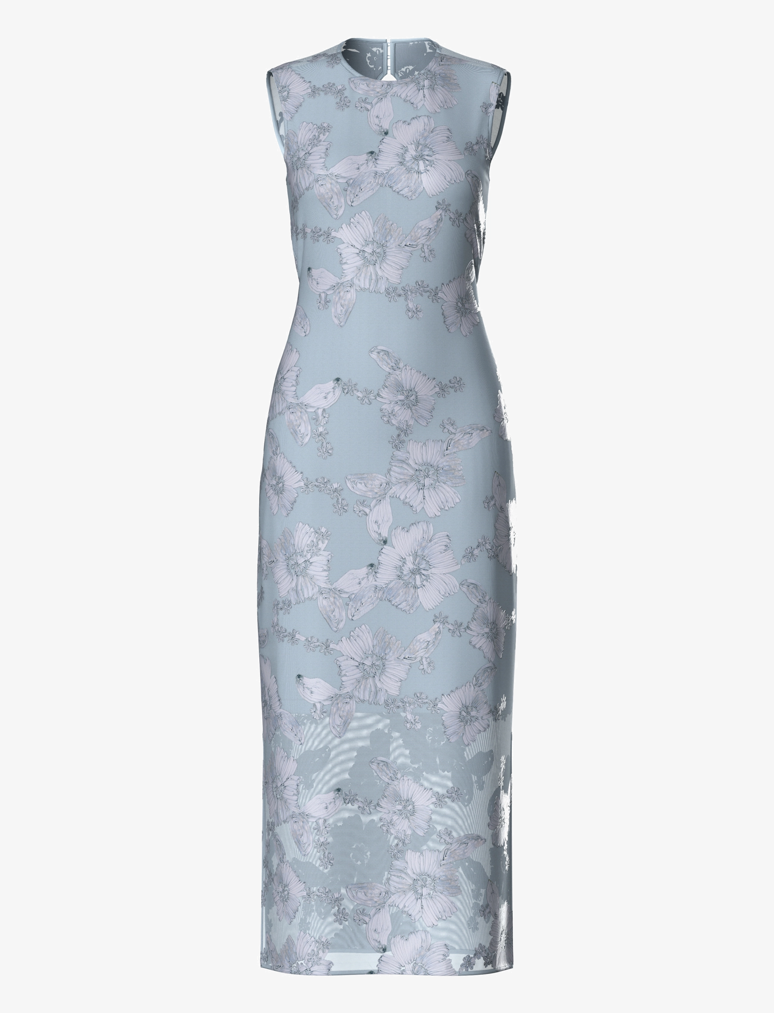 YAS - YASFLOREE SL LONG DRESS S. - SHOW - halogen blue - 1