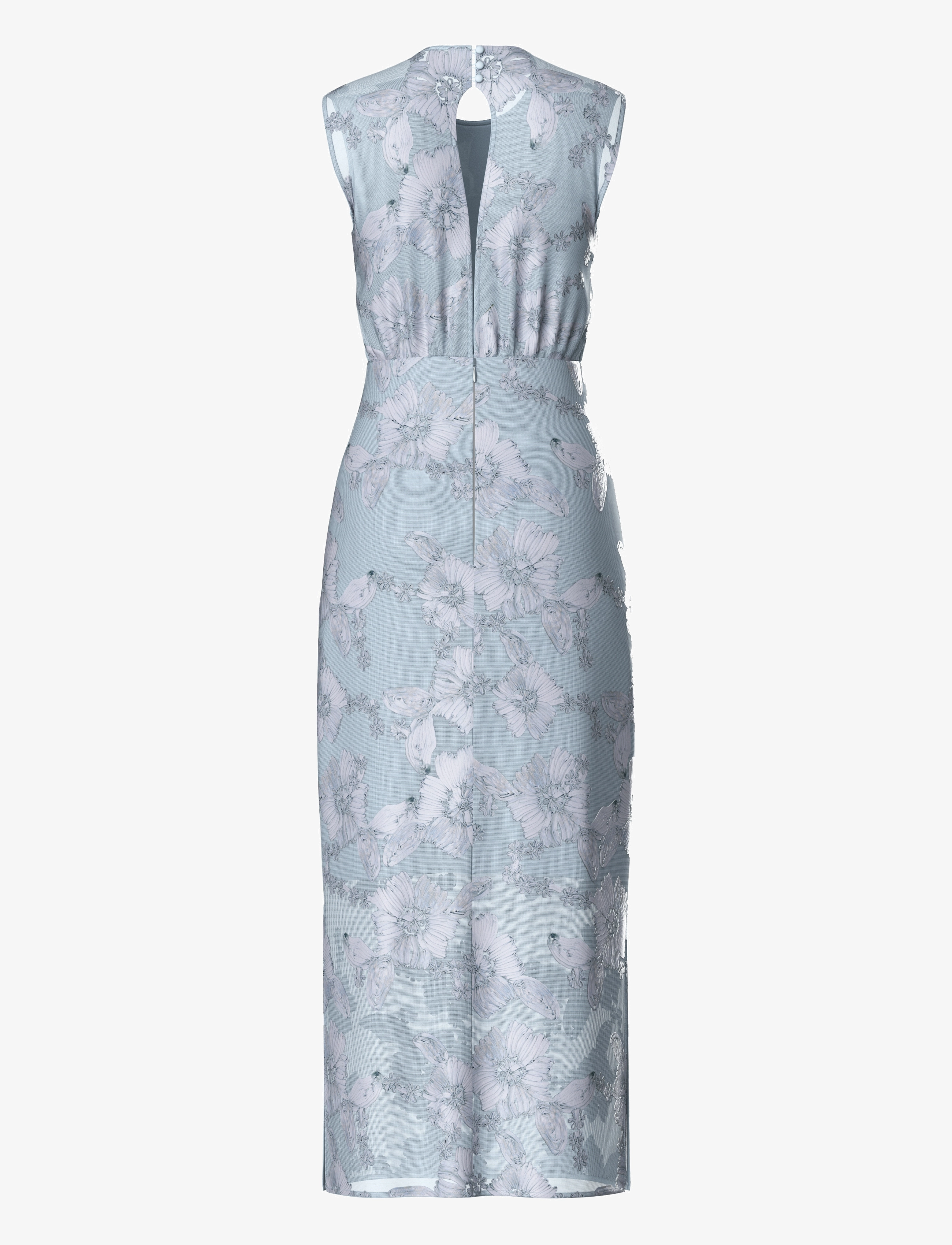 YAS - YASFLOREE SL LONG DRESS S. - SHOW - halogen blue - 2