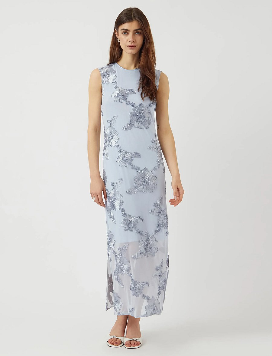 YAS - YASFLOREE SL LONG DRESS S. - SHOW - pidulikud kleidid - halogen blue - 0