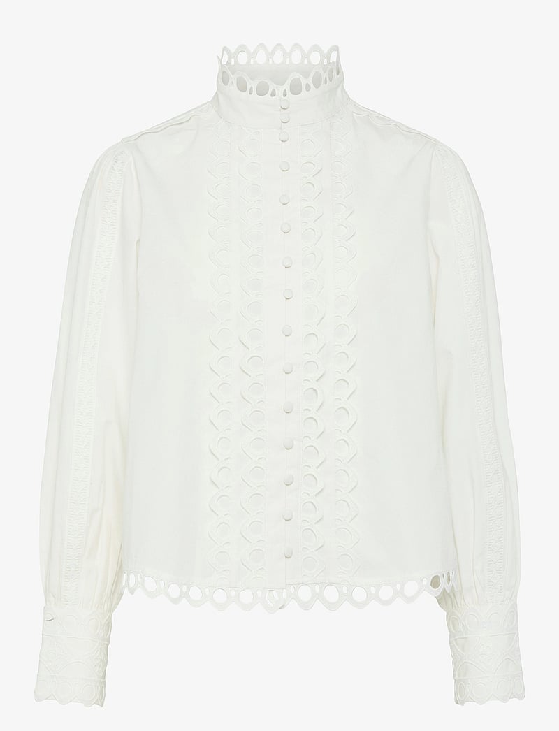 YAS - YASJANE LS SHIRT S. - krekli ar garām piedurknēm - star white - 1