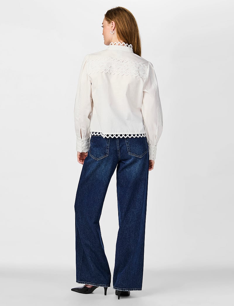 YAS - YASJANE LS SHIRT S. - krekli ar garām piedurknēm - star white - 3