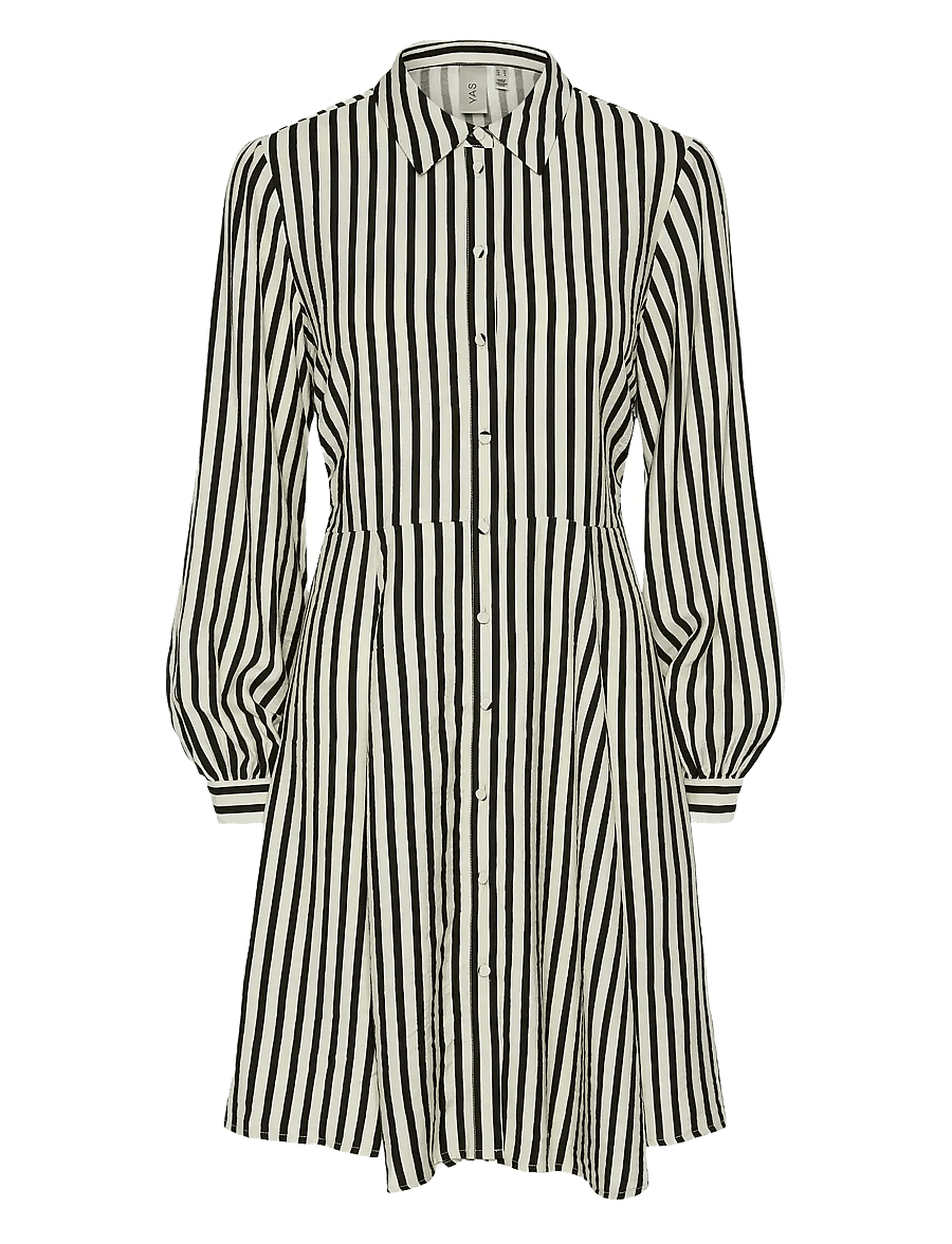 YAS - YASKAYA LS SHIRT DRESS S. NOOS - skjortekjoler - birch - 1