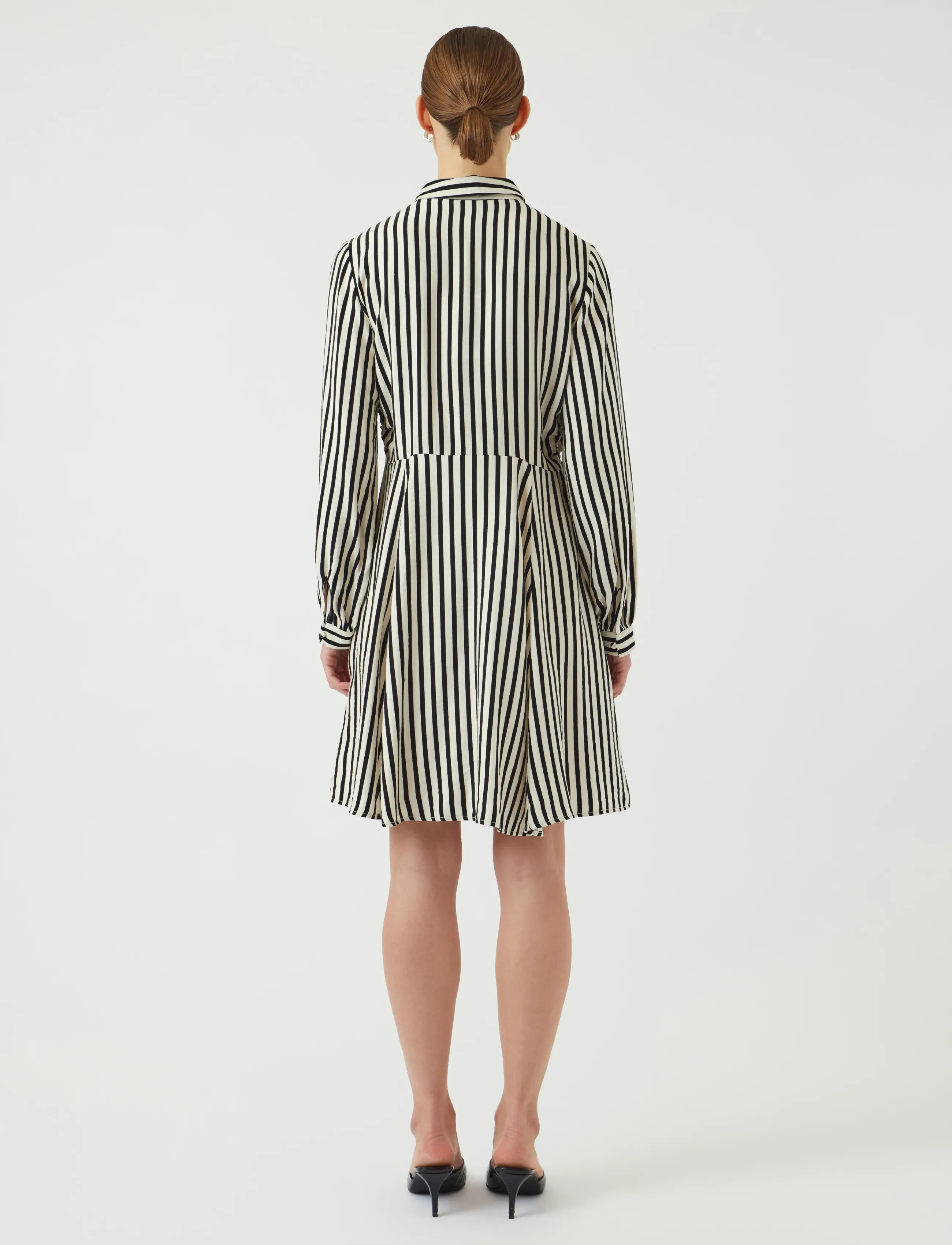 YAS - YASKAYA LS SHIRT DRESS S. NOOS - skjortekjoler - birch - 3