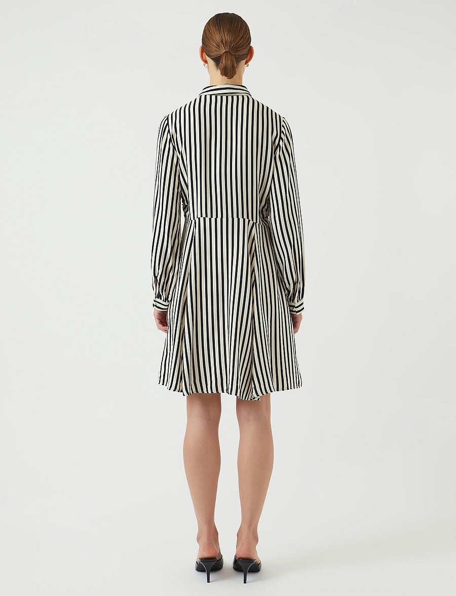 YAS - YASKAYA LS SHIRT DRESS S. NOOS - skjortekjoler - birch - 3