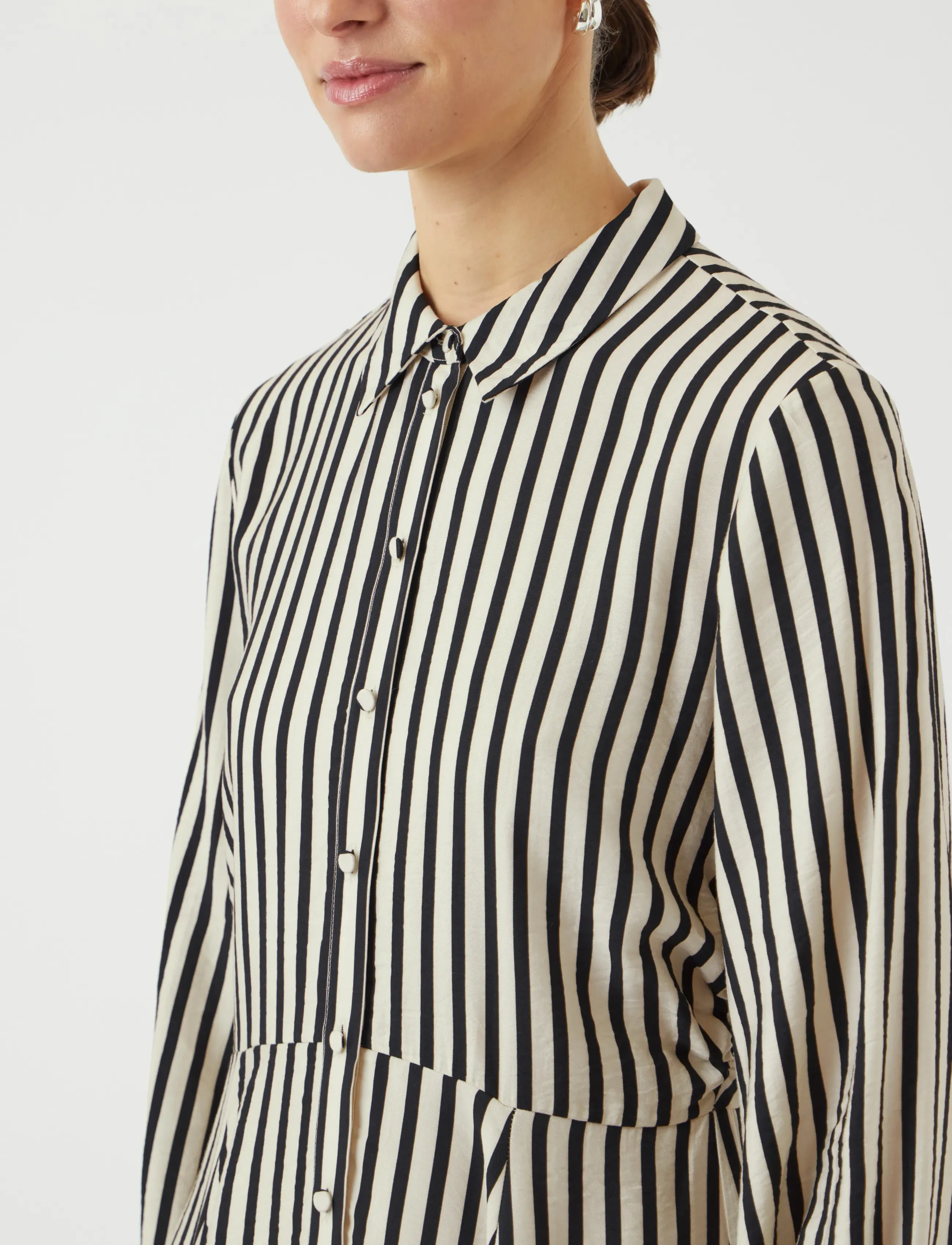 YAS - YASKAYA LS SHIRT DRESS S. NOOS - skjortekjoler - birch - 5