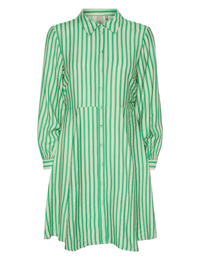 YAS - YASKAYA LS SHIRT DRESS S. NOOS - särkkleidid - sandshell - 0