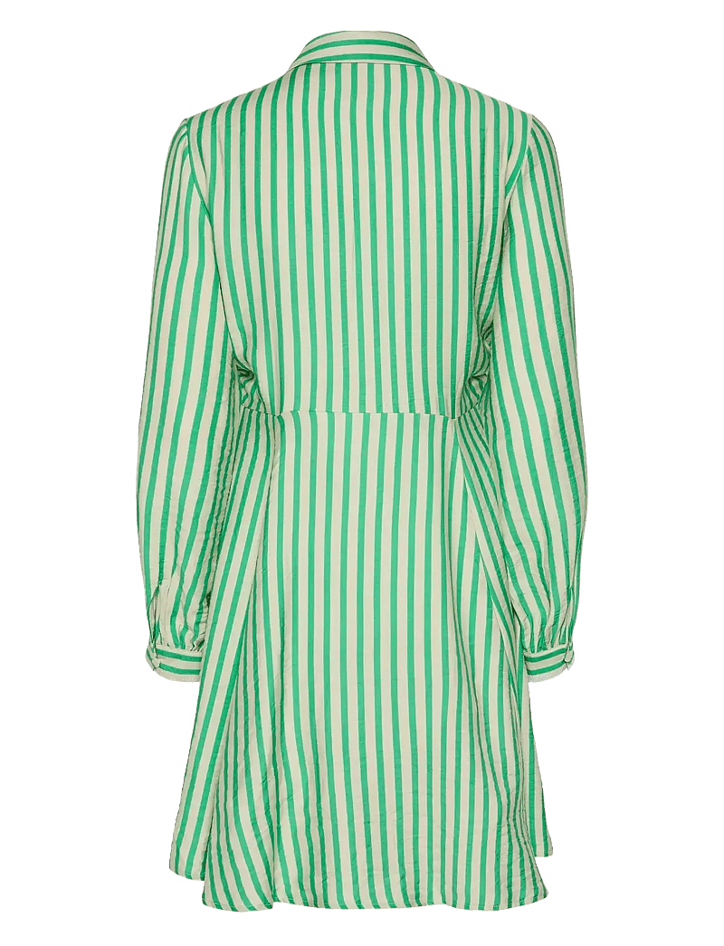 YAS - YASKAYA LS SHIRT DRESS S. NOOS - särkkleidid - sandshell - 1