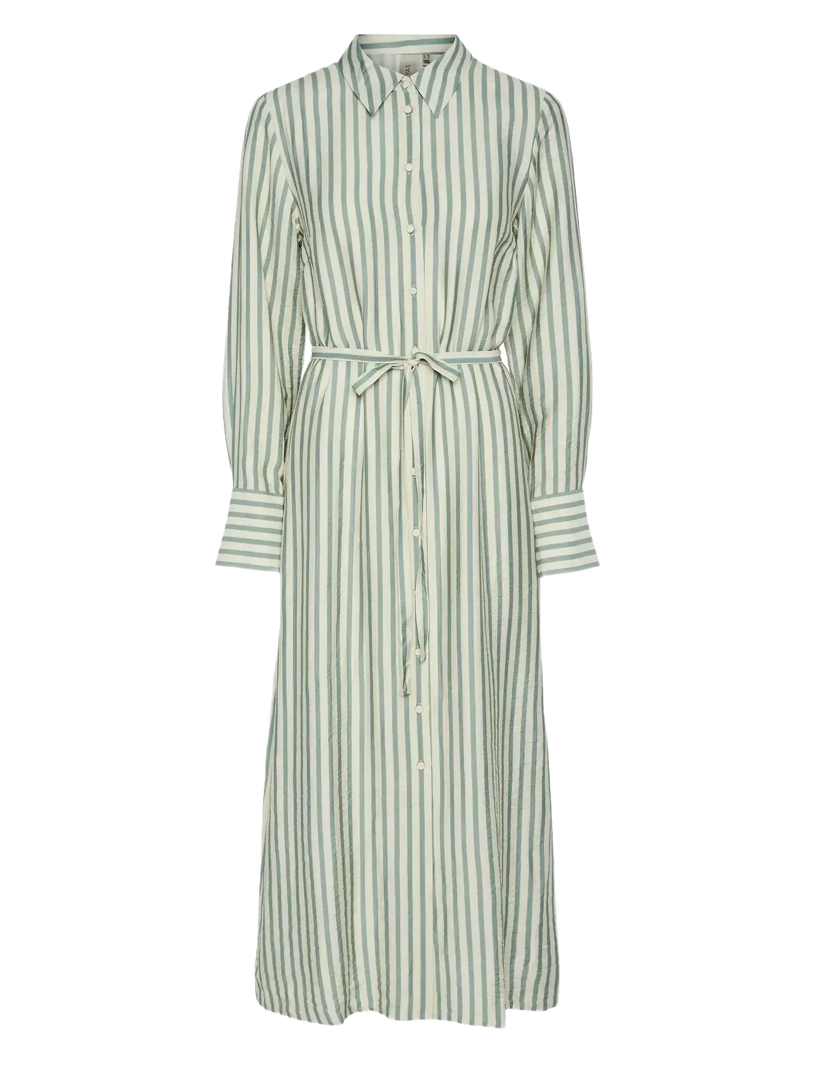 YAS - YASKAYA LS LONG SHIRT DRESS S. NOOS - robes chemises - birch - 1