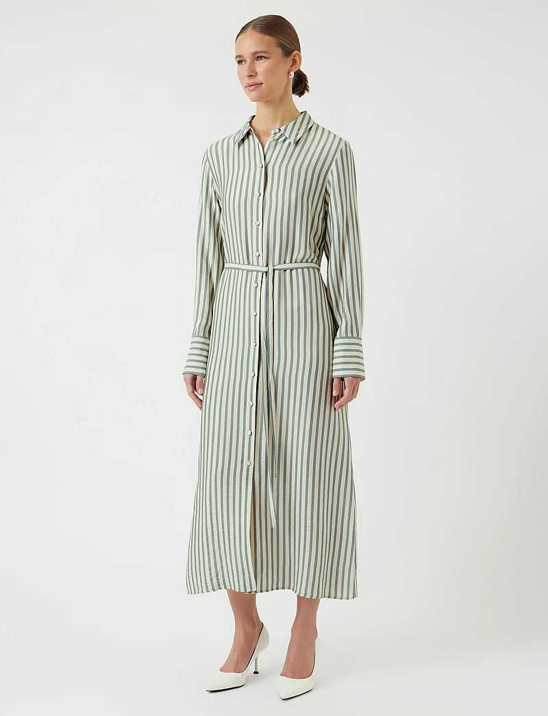 YAS - YASKAYA LS LONG SHIRT DRESS S. NOOS - hemdkleider - birch - 4