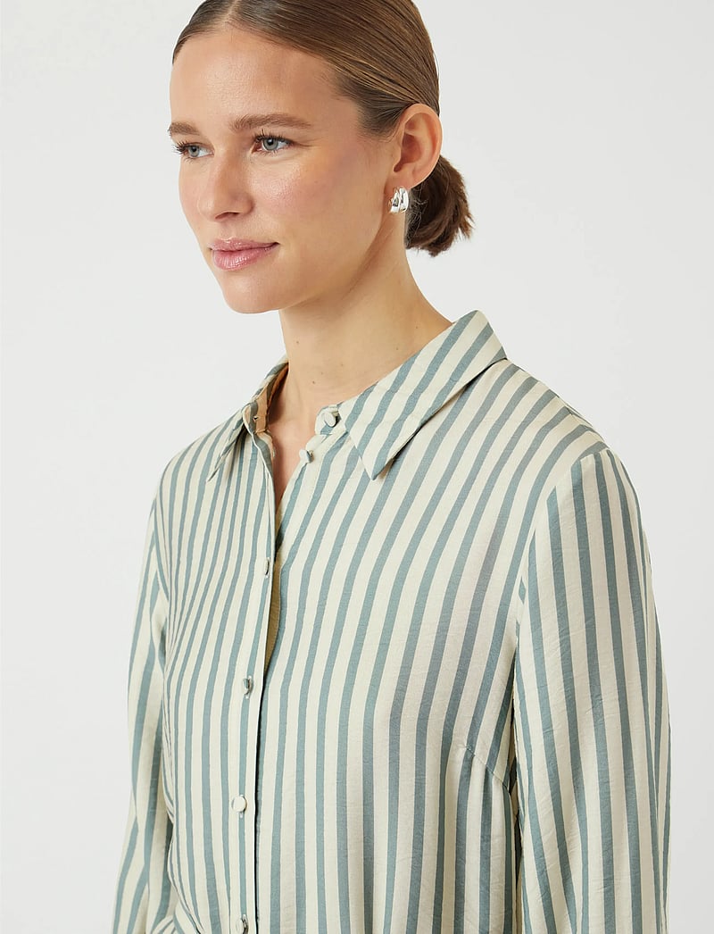 YAS - YASKAYA LS LONG SHIRT DRESS S. NOOS - hemdkleider - birch - 5