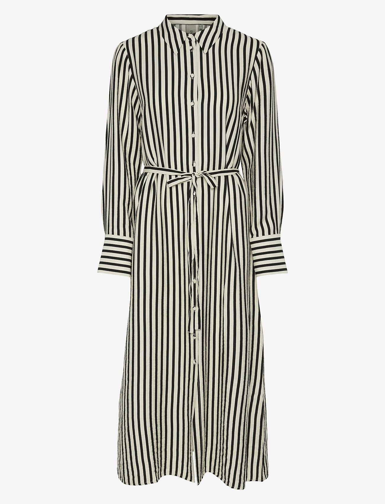 YAS - YASKAYA LS LONG SHIRT DRESS S. NOOS - shirt dresses - birch - 1