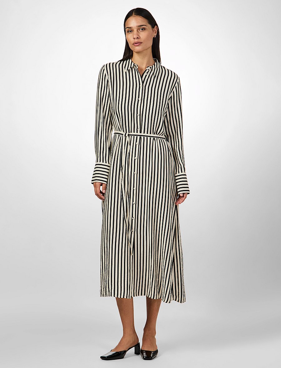 YAS - YASKAYA LS LONG SHIRT DRESS S. NOOS - sukienki koszulowe - birch - 0