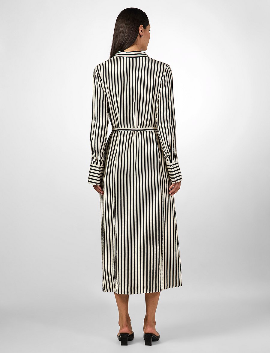 YAS - YASKAYA LS LONG SHIRT DRESS S. NOOS - sukienki koszulowe - birch - 3