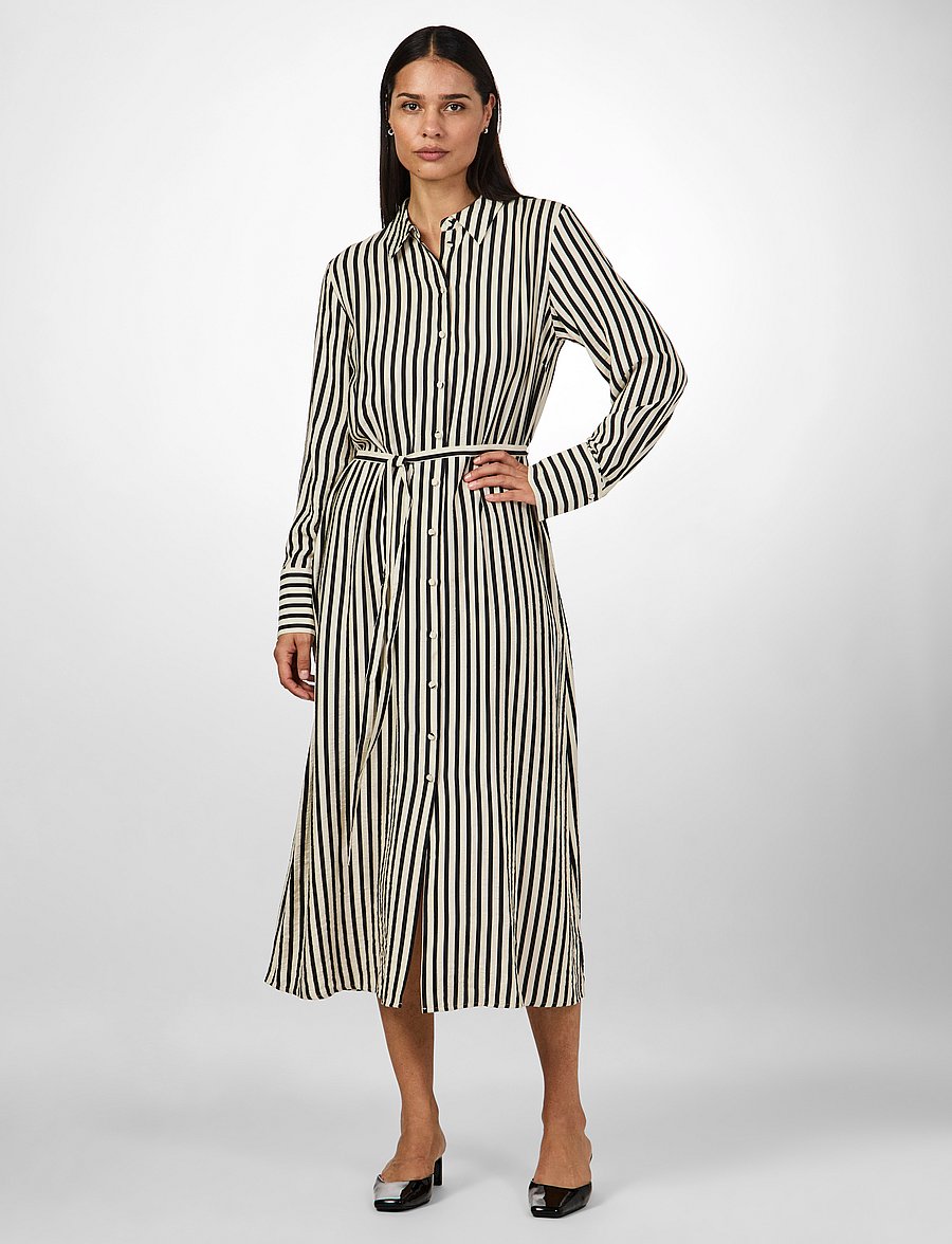YAS - YASKAYA LS LONG SHIRT DRESS S. NOOS - sukienki koszulowe - birch - 4
