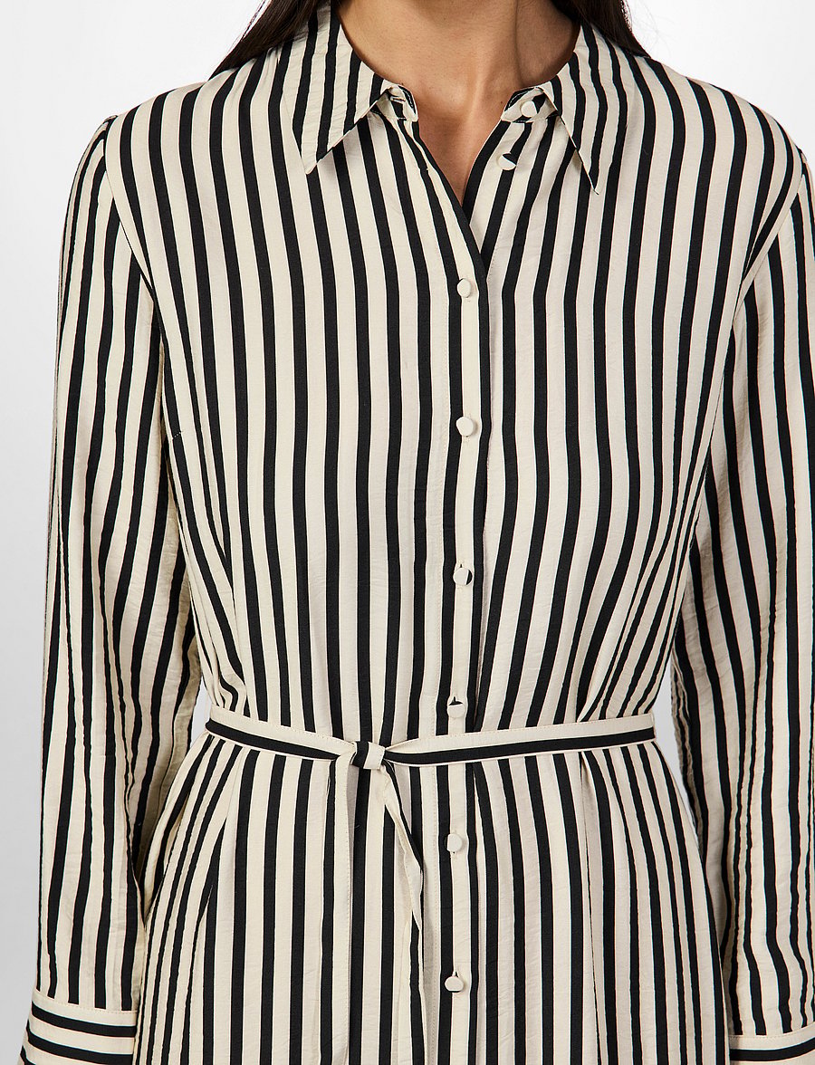 YAS - YASKAYA LS LONG SHIRT DRESS S. NOOS - sukienki koszulowe - birch - 5
