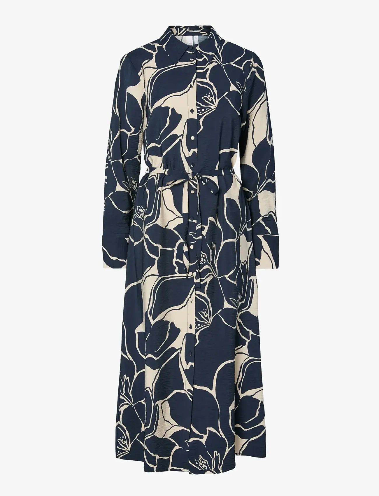 YAS - YASKAYA LS LONG SHIRT DRESS S. NOOS - hemdkleider - navy blazer - 0