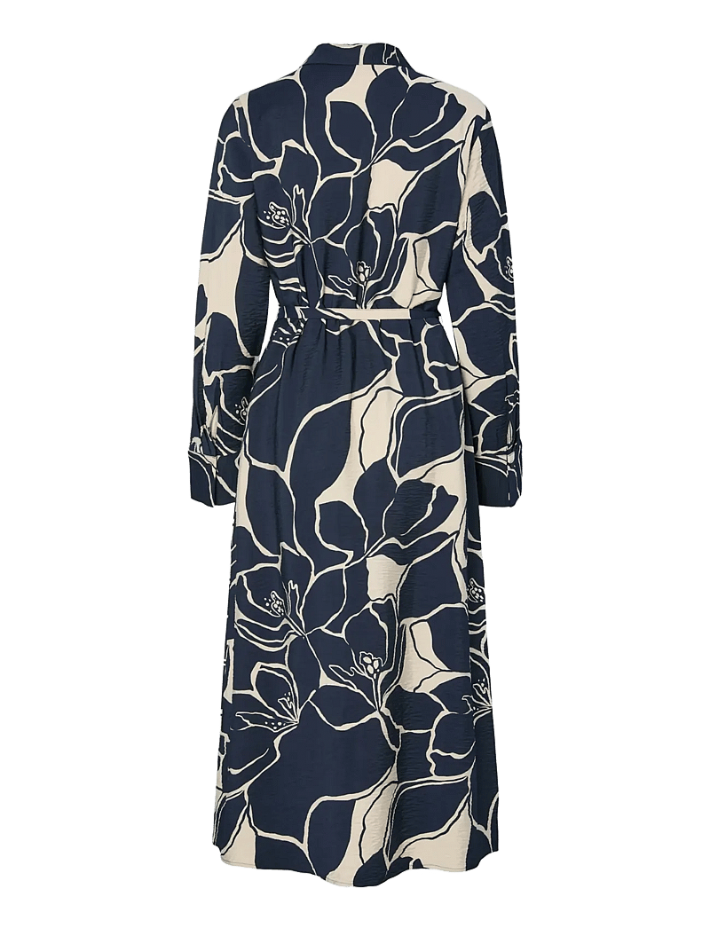 YAS - YASKAYA LS LONG SHIRT DRESS S. NOOS - hemdkleider - navy blazer - 1