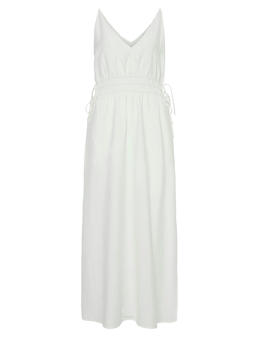 YAS - YASDAZLY SL ANKLE DRESS S. - konfirmationstøj - star white - 1
