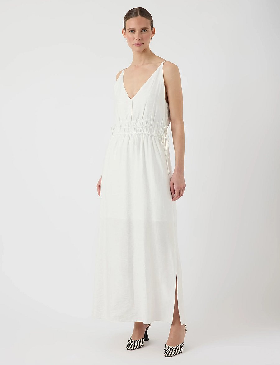 YAS - YASDAZLY SL ANKLE DRESS S. - konfirmationstøj - star white - 0