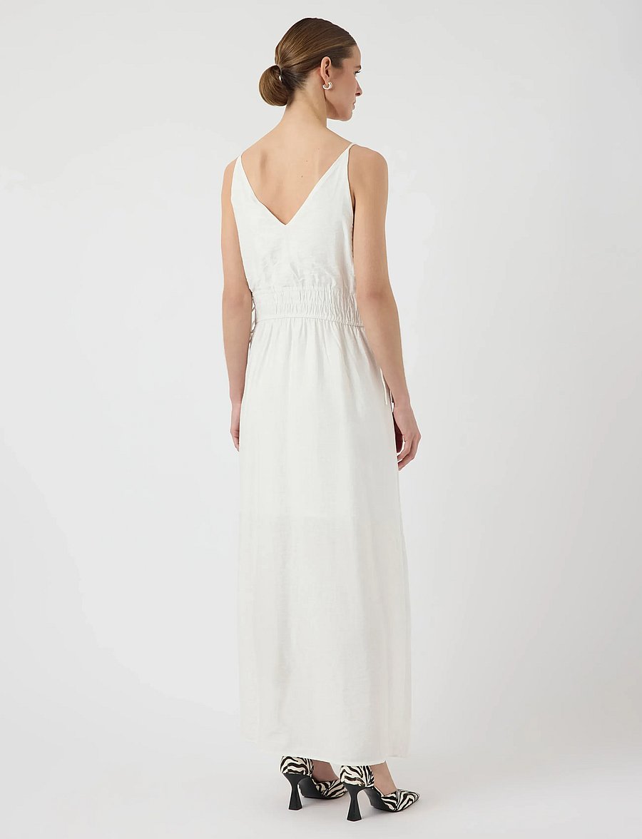 YAS - YASDAZLY SL ANKLE DRESS S. - konfirmationstøj - star white - 3