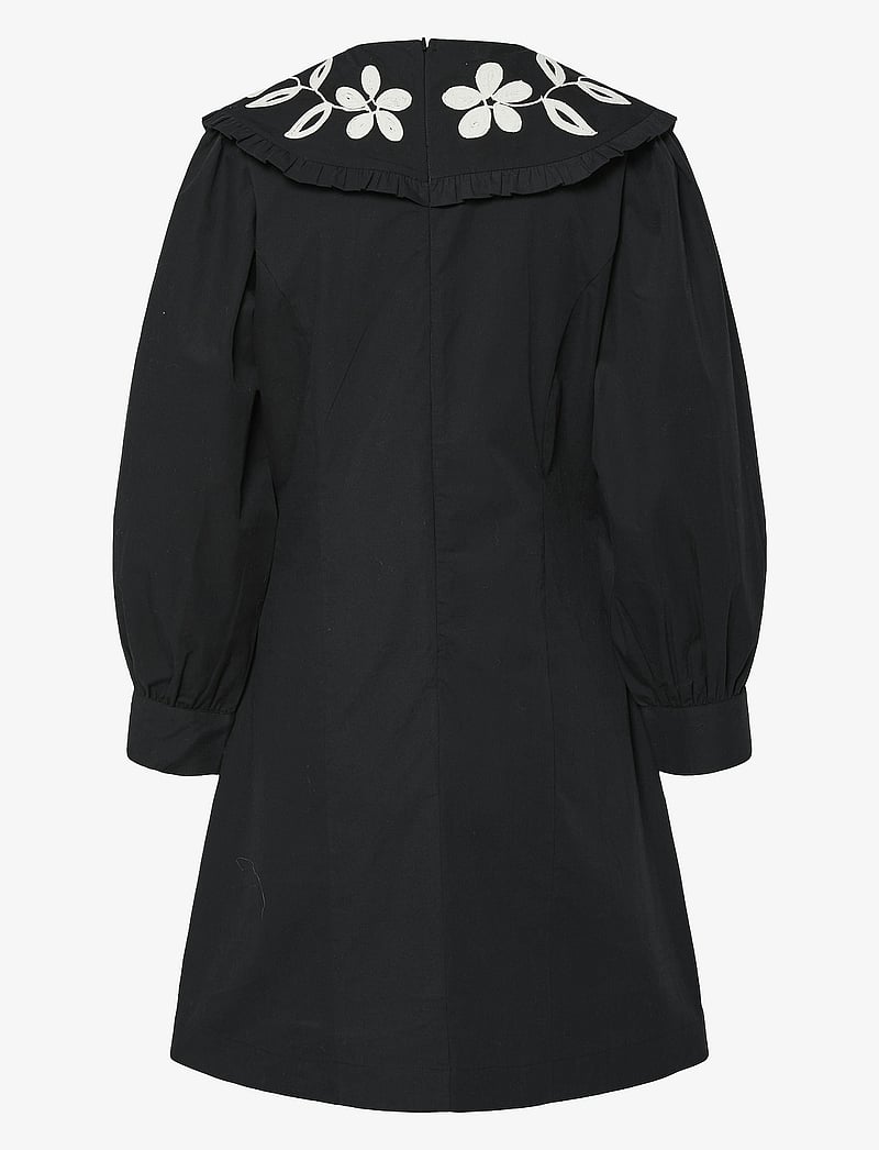 YAS - YASBOHEMA 7/8 DRESS - D2D - shirt dresses - black - 2