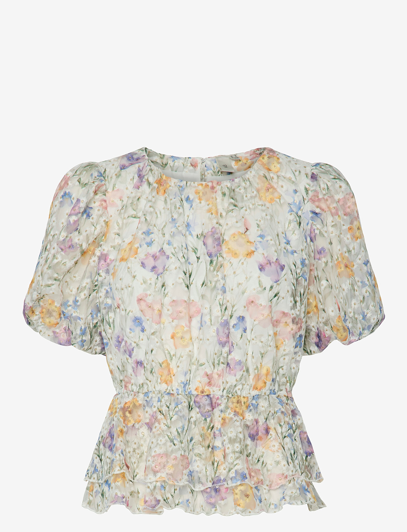 YAS - YASLEANNA SS TOP S. - SHOW - short-sleeved blouses - star white - 1