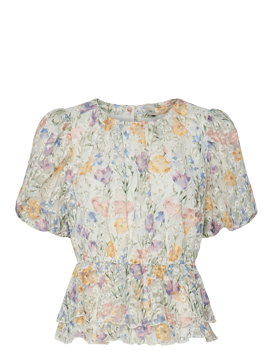 YAS - YASLEANNA SS TOP S. - SHOW - kurzärmelige blusen - star white - 1