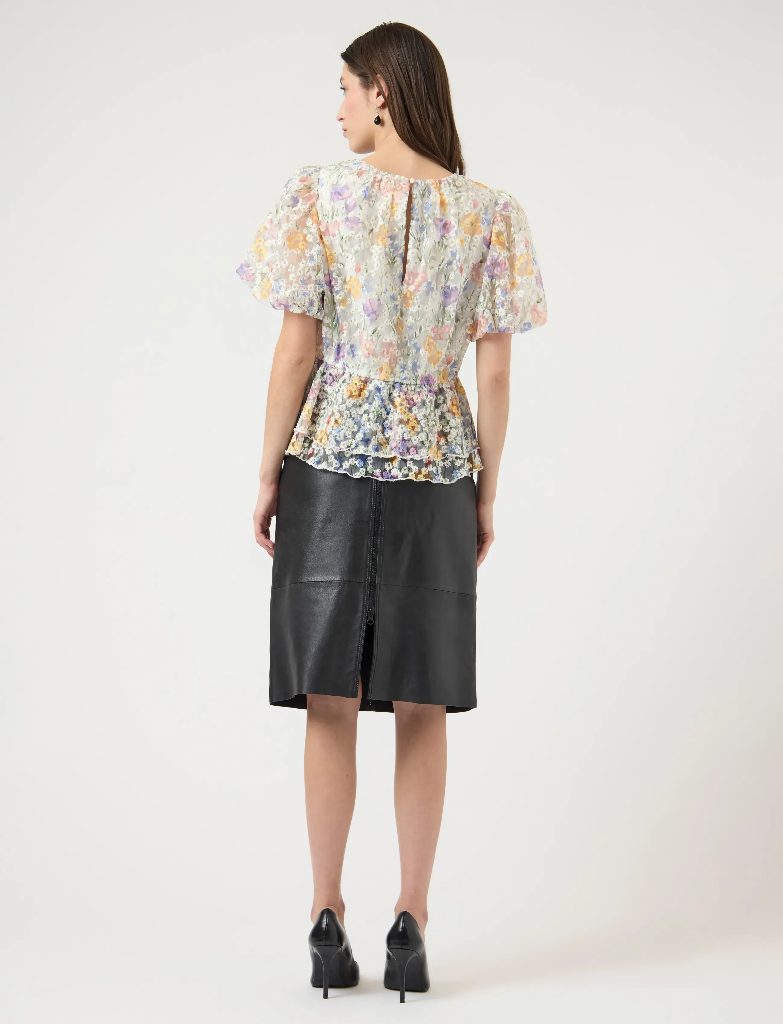 YAS - YASLEANNA SS TOP S. - SHOW - bluzki z krótkim rękawem - star white - 3