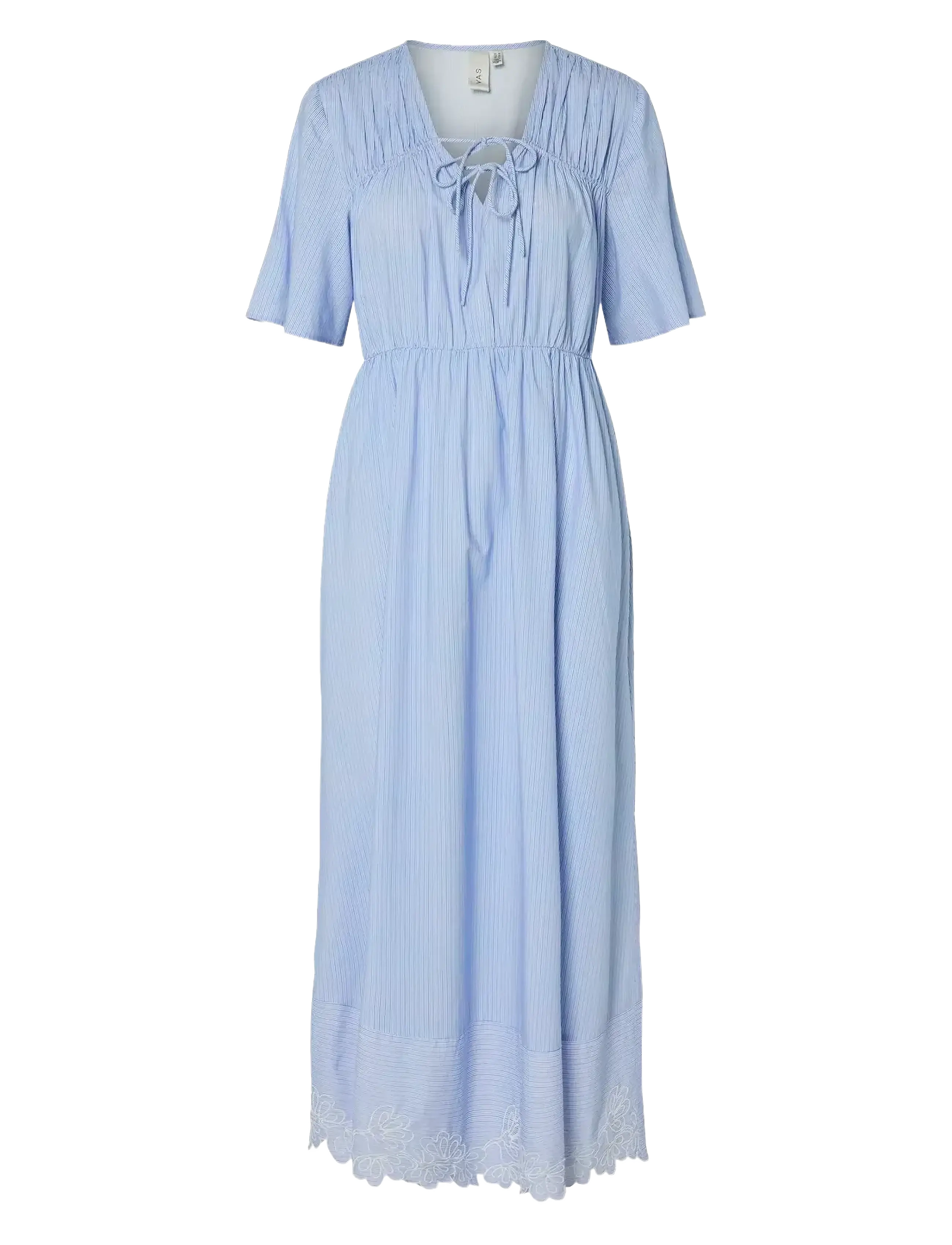 YAS - YASPAMA 2/4 LONG DRESS S. - sommerkjoler - palace blue - 1