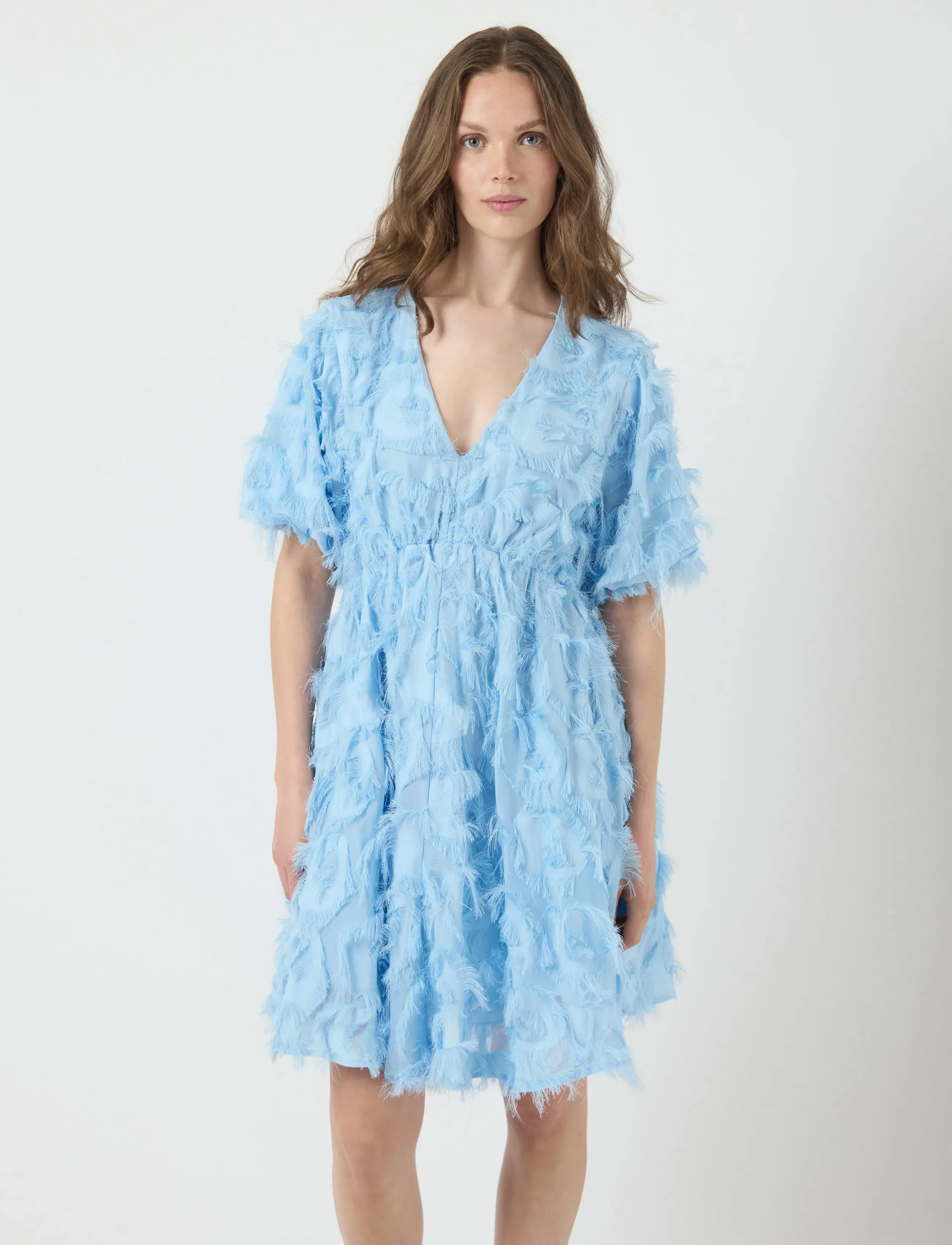 YAS YASPAZYLLA 2/4 DRESS - SHOW - Korta klänningar - CLEAR SKY / blue