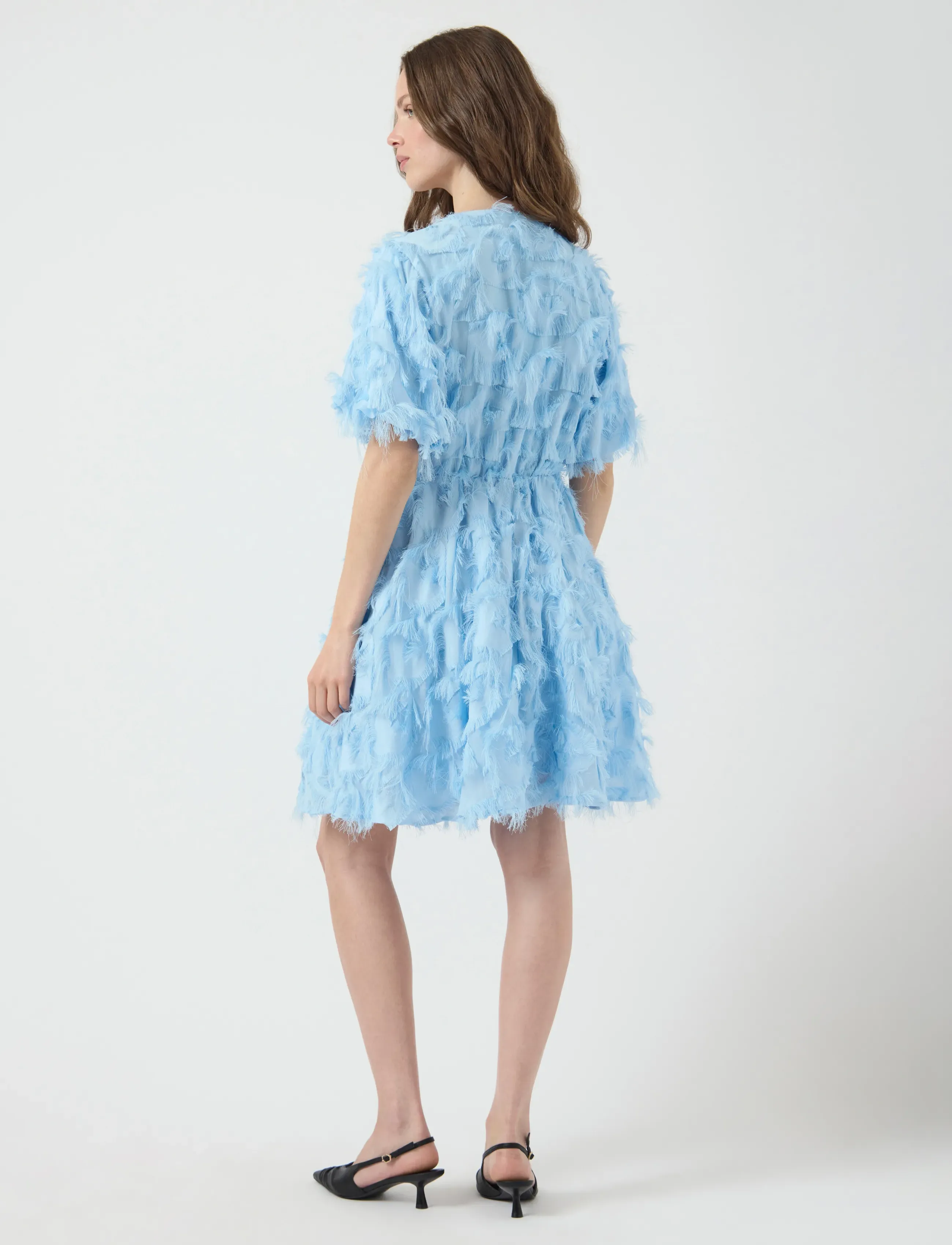 YAS - YASPAZYLLA 2/4 DRESS - SHOW - festkjoler - clear sky - 3