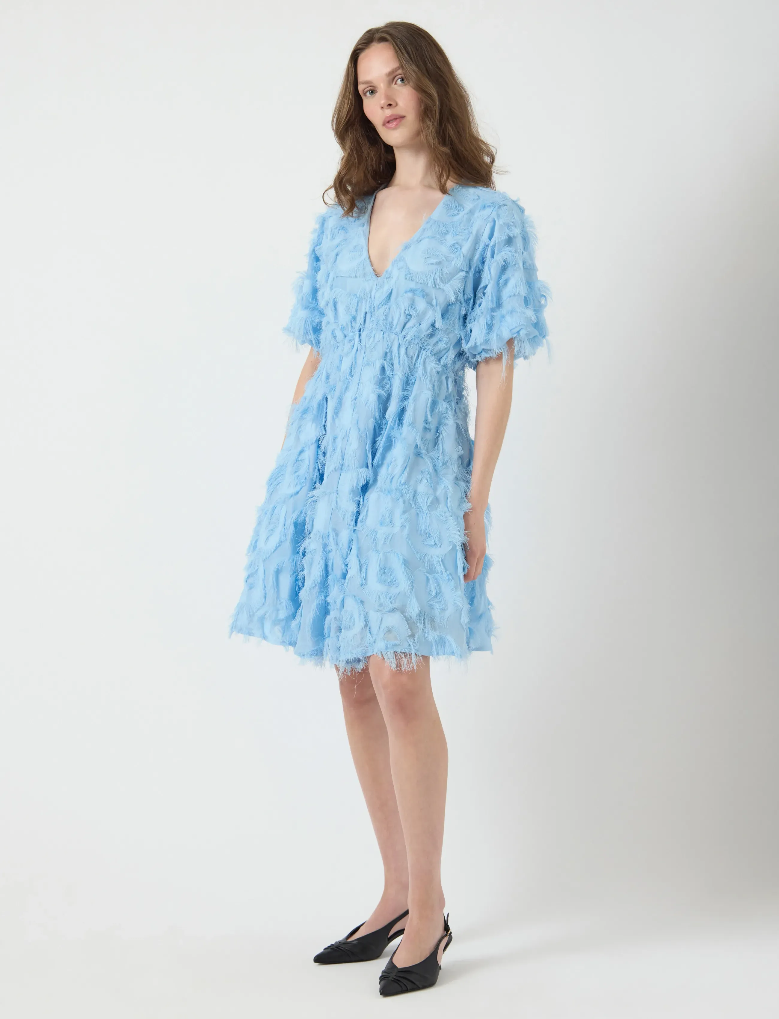 YAS - YASPAZYLLA 2/4 DRESS - SHOW - partykleider - clear sky - 4