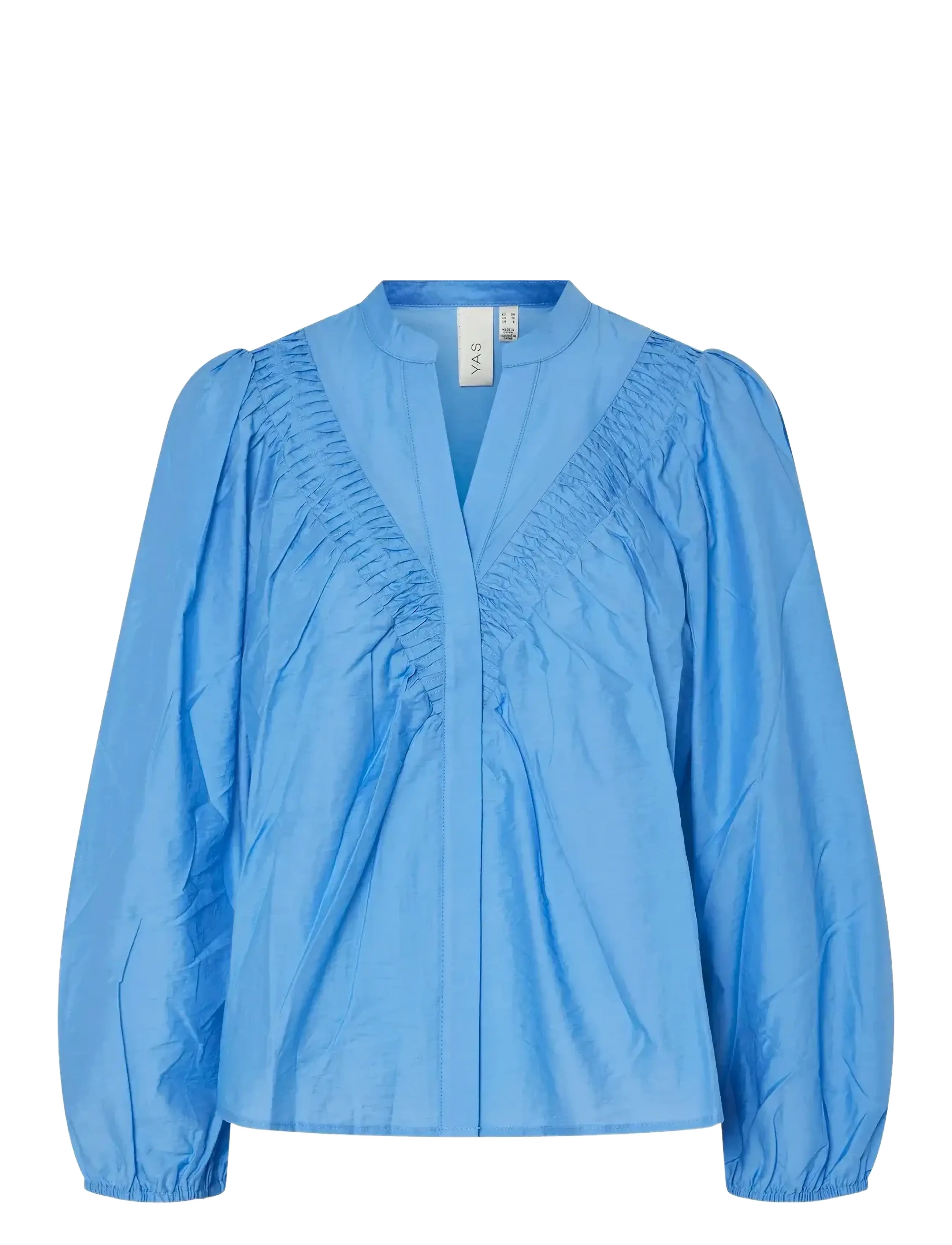 YAS Yaselly Ls Shirt, 38, Blue, Bluser > Langærmede, Dame