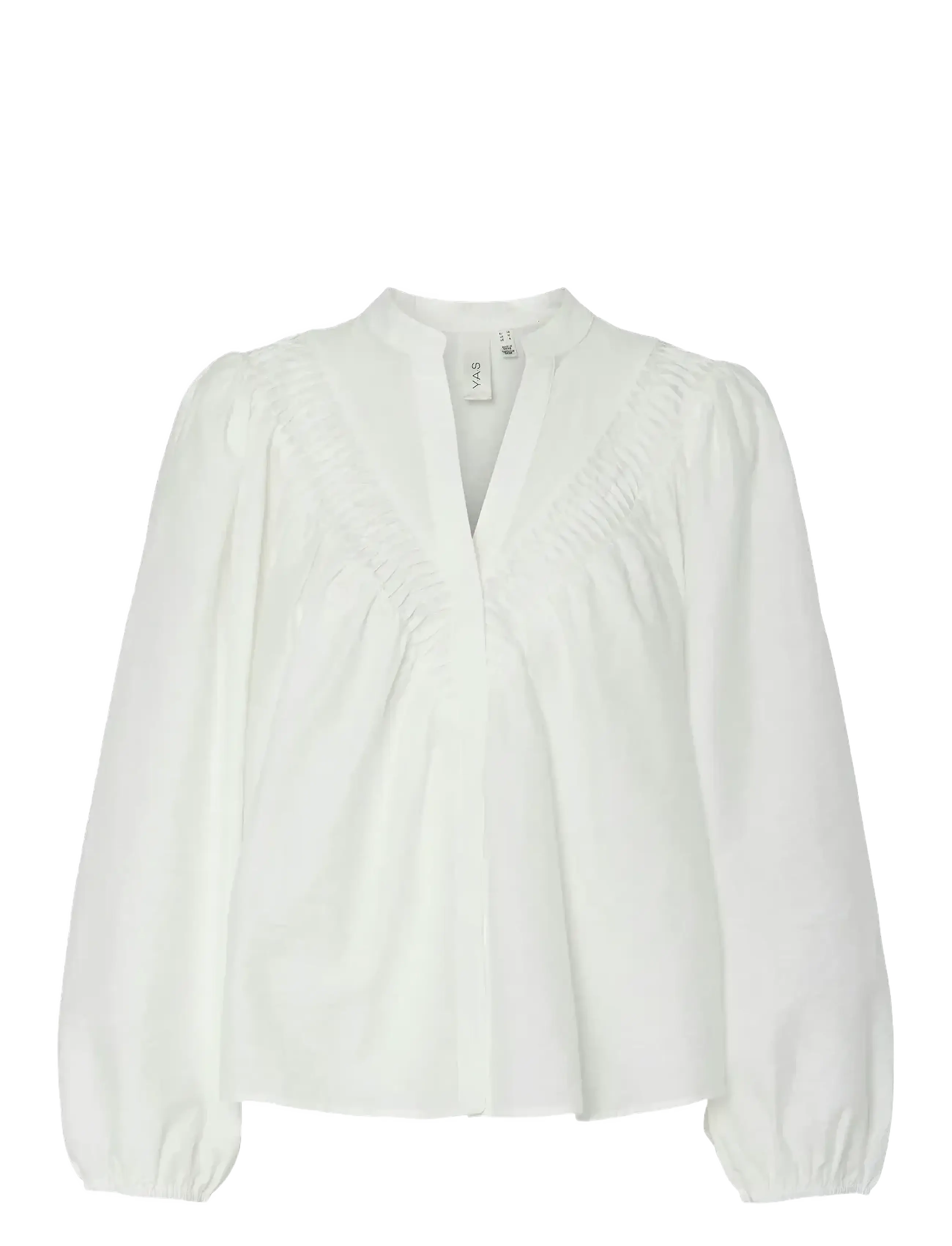 YAS Yaselly Ls Shirt Weiß - 40 - Damen