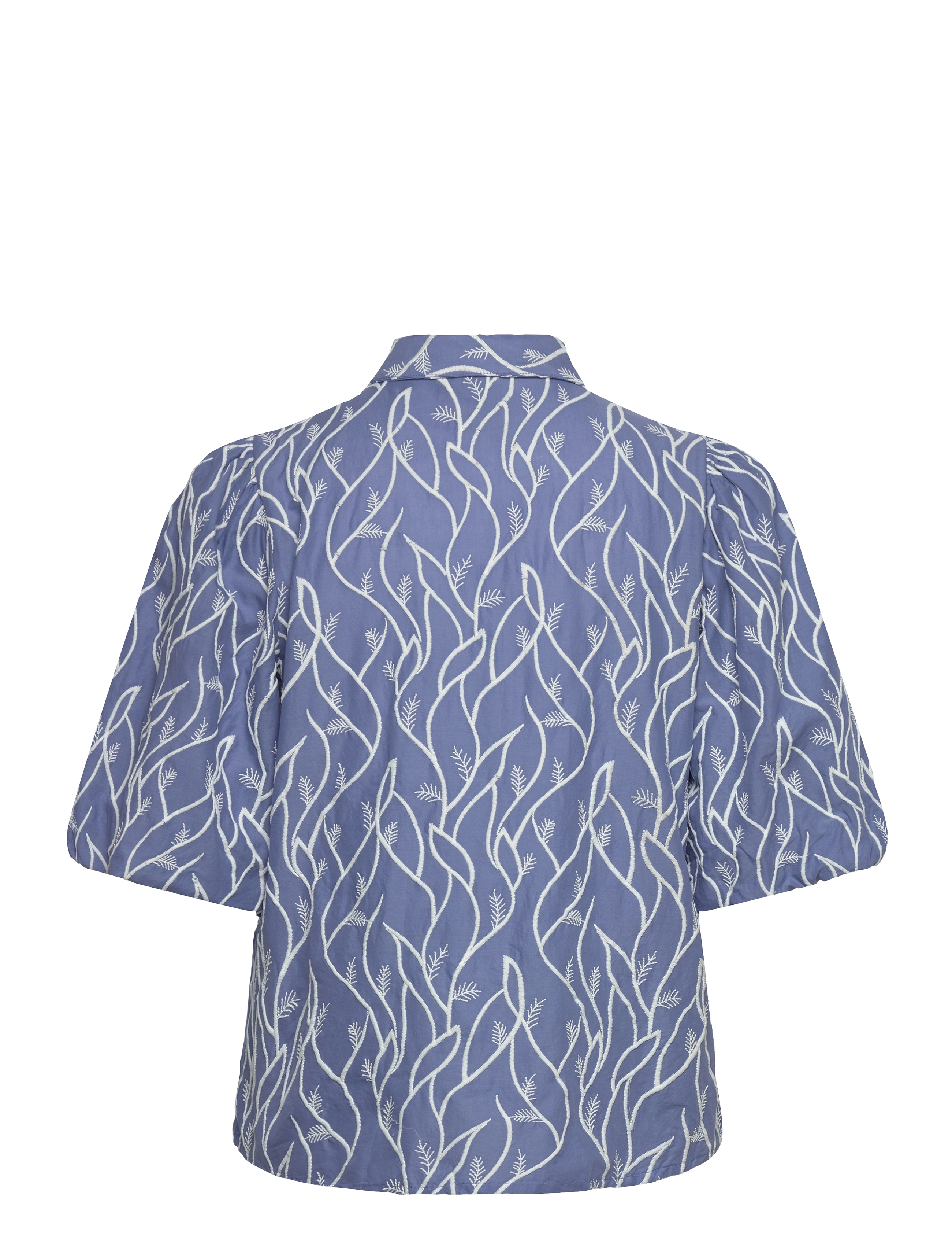 YAS - YASMILIA 2/4 SHIRT - D2D - kortærmede skjorter - blue heron - 2