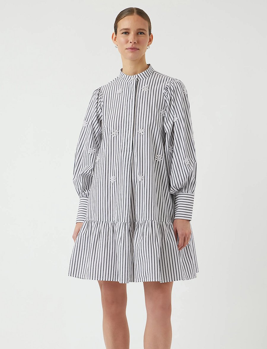 YAS - YASEMURA LS DRESS S. - hemdkleider - black - 0