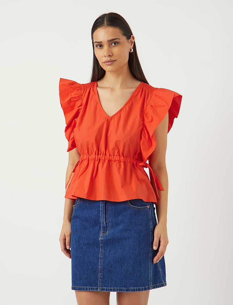 YAS - YASULEA SL TOP - Ärmellose blusen - cherry tomato - 0