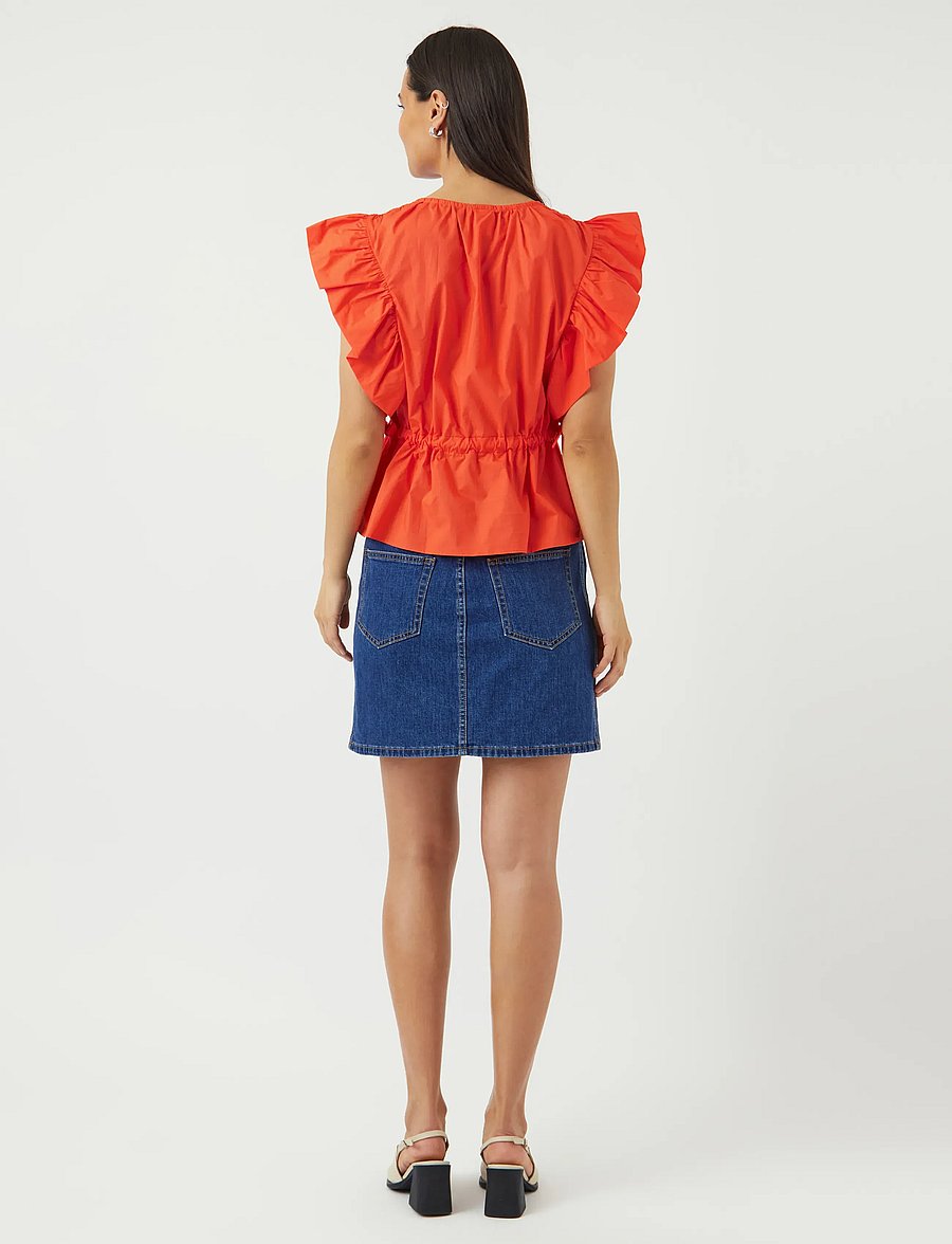 YAS - YASULEA SL TOP - varrukateta pluusid - cherry tomato - 3