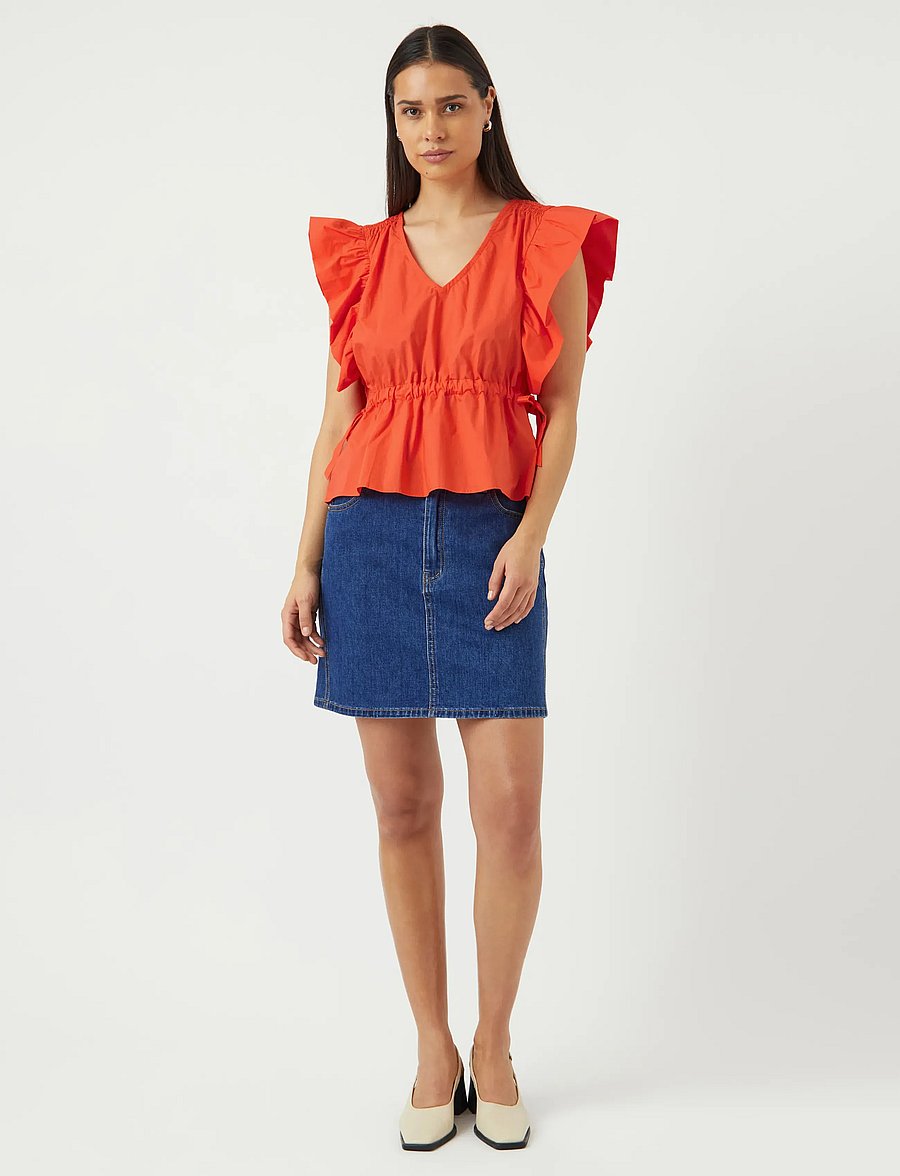 YAS - YASULEA SL TOP - varrukateta pluusid - cherry tomato - 4
