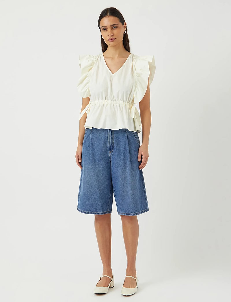 YAS - YASULEA SL TOP - varrukateta pluusid - star white - 4