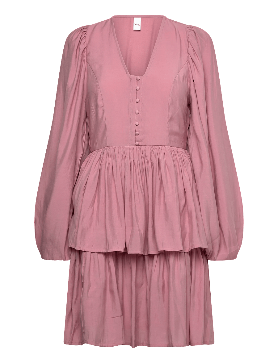 YAS - YASLILO LS DRESS S. - kurze kleider - lilas - 0