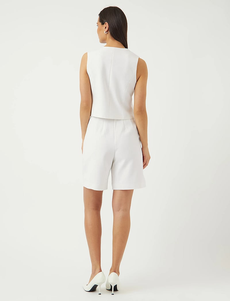 YAS - YASILEA WAISTCOAT - waistcoats - star white - 3