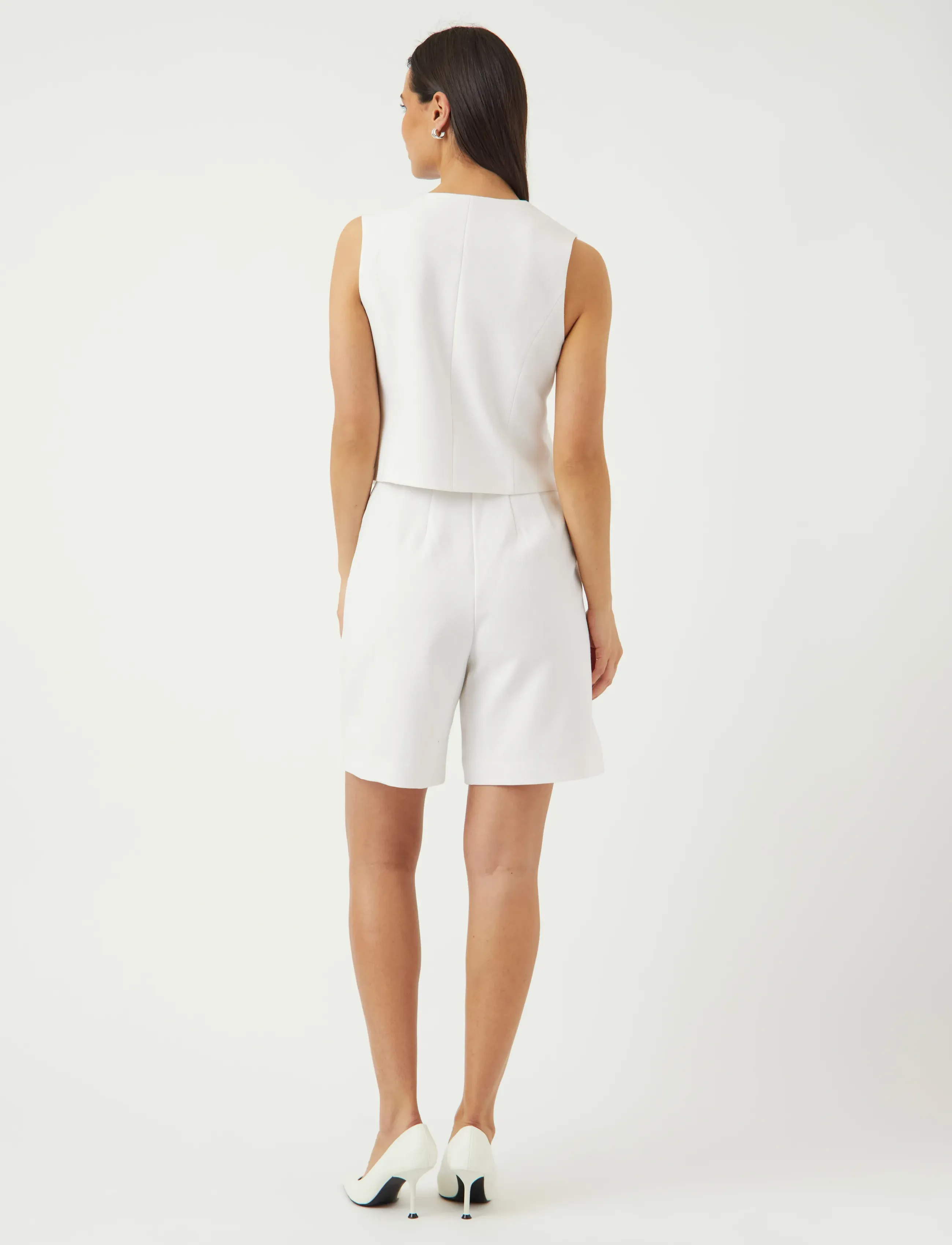 YAS - YASILEA WAISTCOAT - festmode zu outlet-preisen - star white - 3