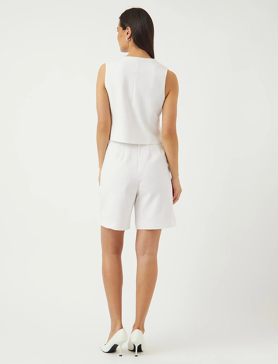 YAS - YASILEA WAISTCOAT - westen - star white - 3