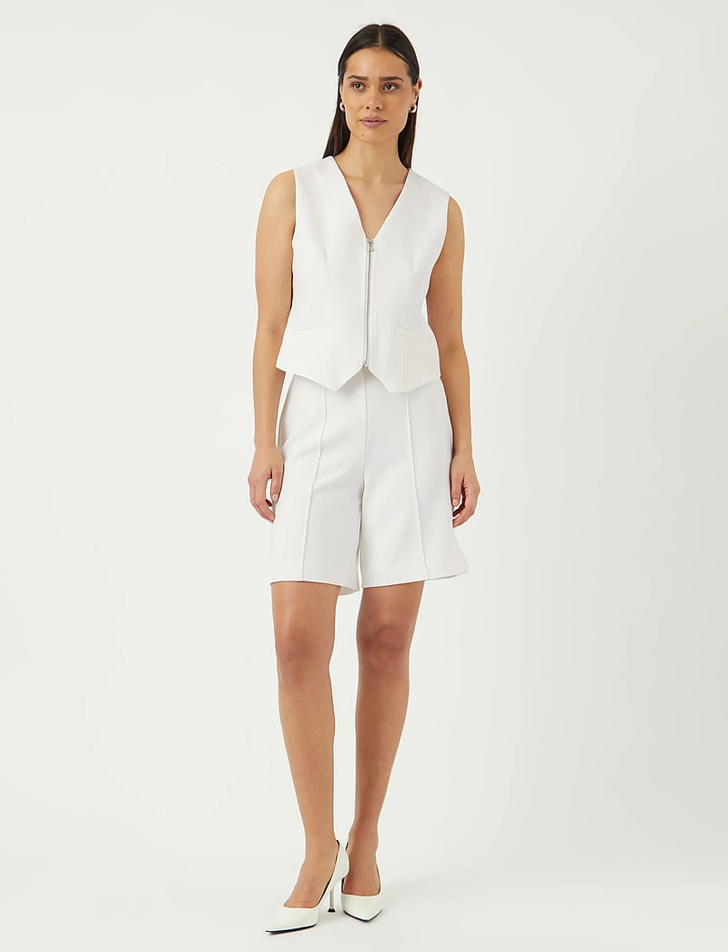 YAS - YASILEA WAISTCOAT - waistcoats - star white - 4