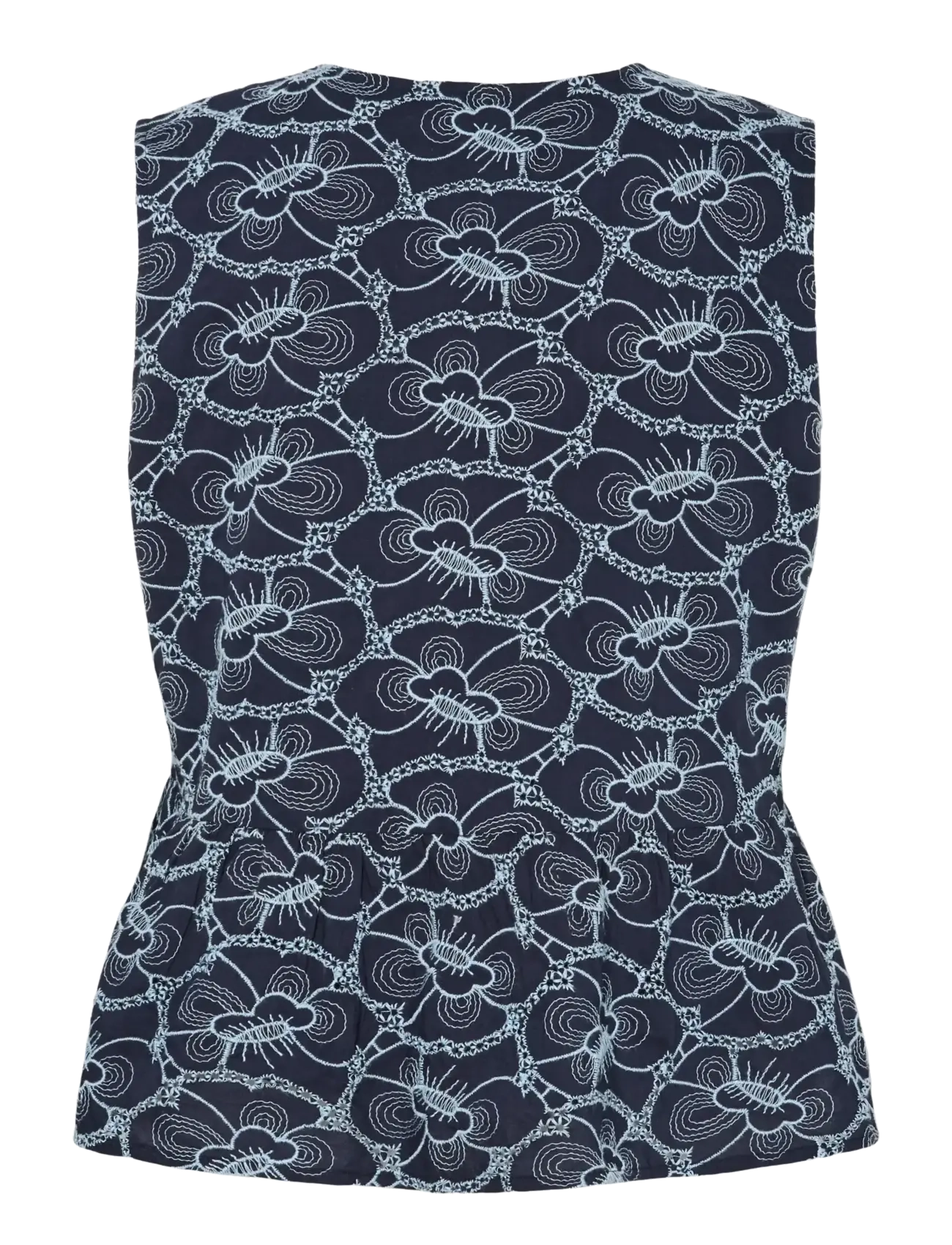 YAS - YASIREKA SL TIE TOP S. - blouses sans manches - blueberry - 2