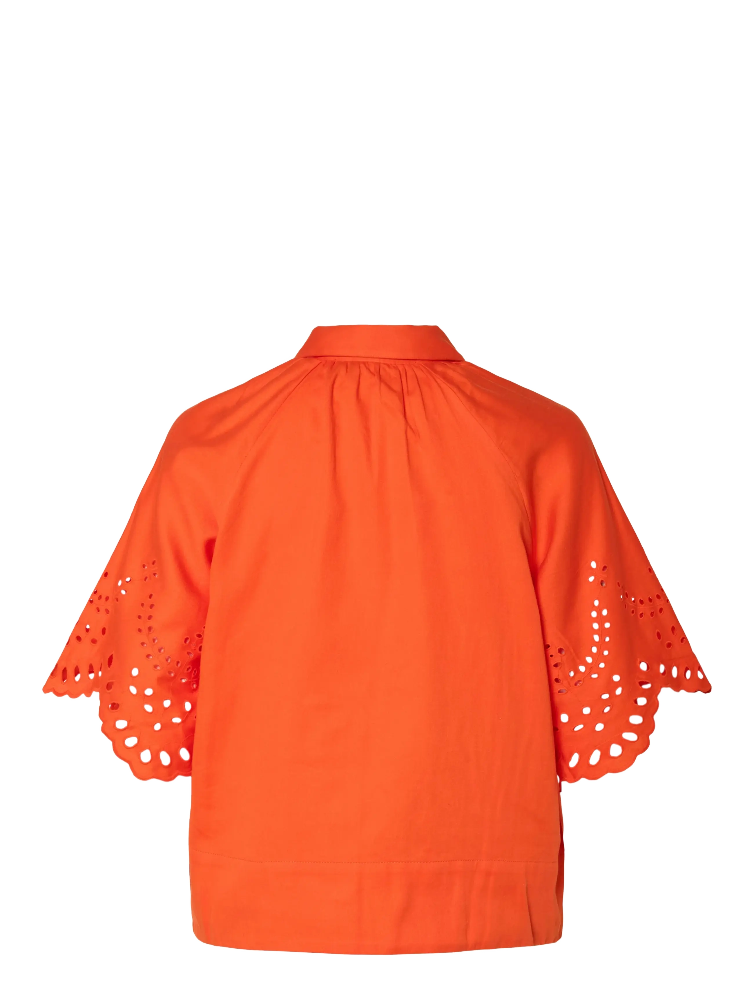 YAS - YASELVA 2/4 SHIRT S. - short-sleeved shirts - cherry tomato - 1