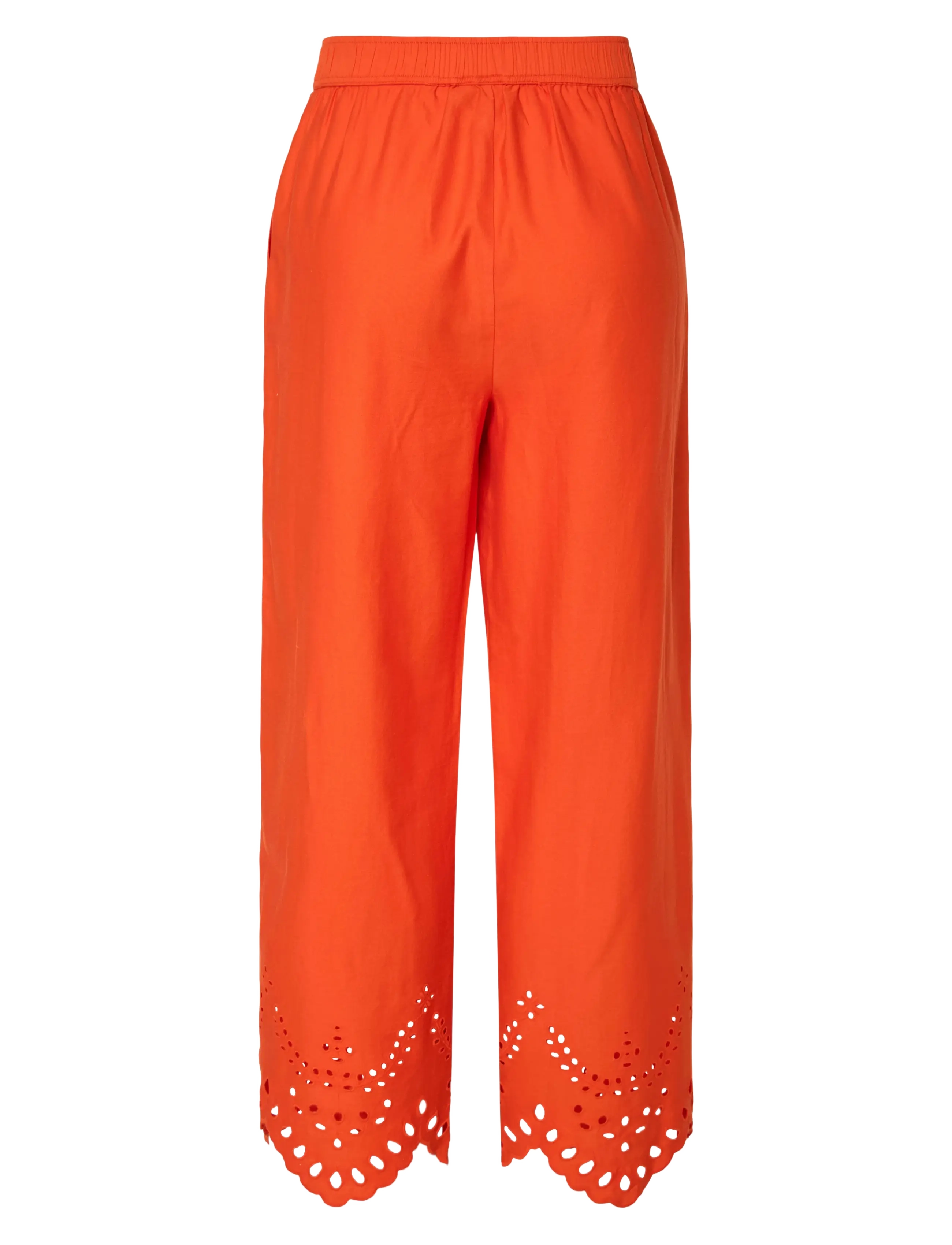 YAS - YASELVA HW ANKLE PANT S. - bukser med lige ben - cherry tomato - 1