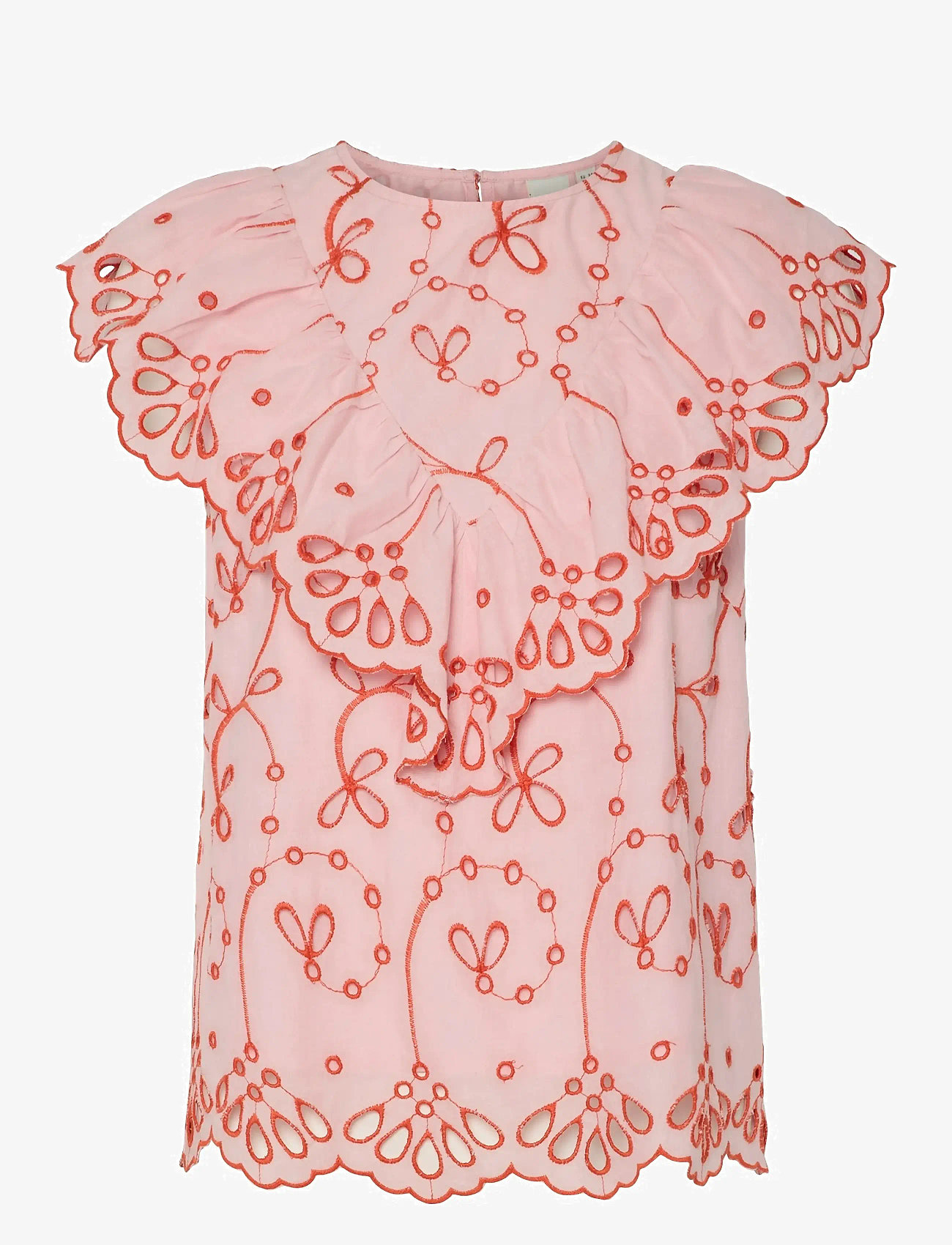 YAS - YASKANIKKA SL CONTRAST TOP S. - ermeløse bluser - coral blush - 1